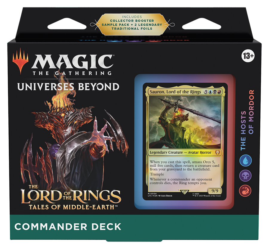 Lord of the Rings The Hosts of Mordor Commander Deck