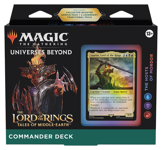 Lord of the Rings The Hosts of Mordor Commander Deck