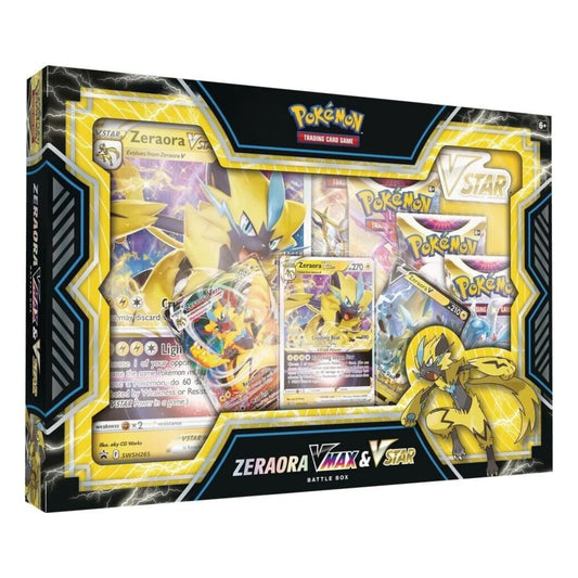 Pokemon Zeraora VMax & VStar Battle Box