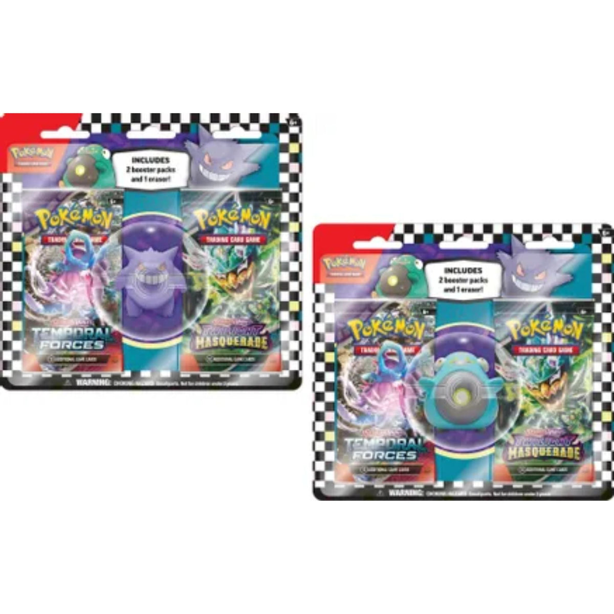 Pokemon 2024 Back to School Eraser Blister