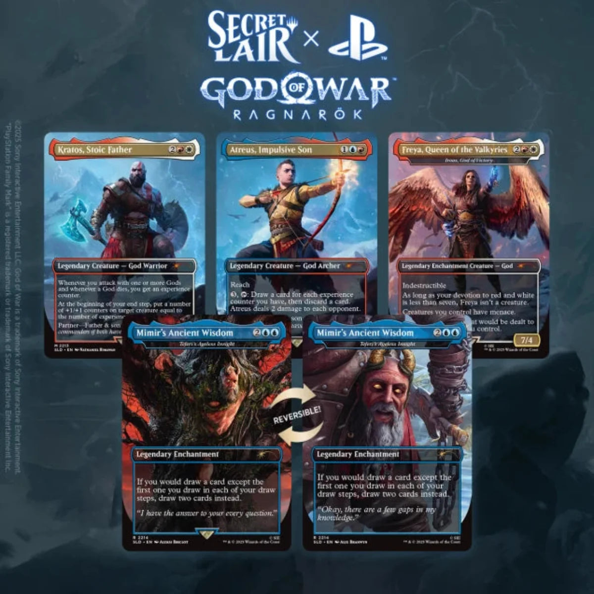 Secret Lair x God of War Norse Non-Foil Edition