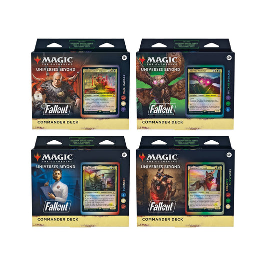 Fallout Commander Deck Set of 4