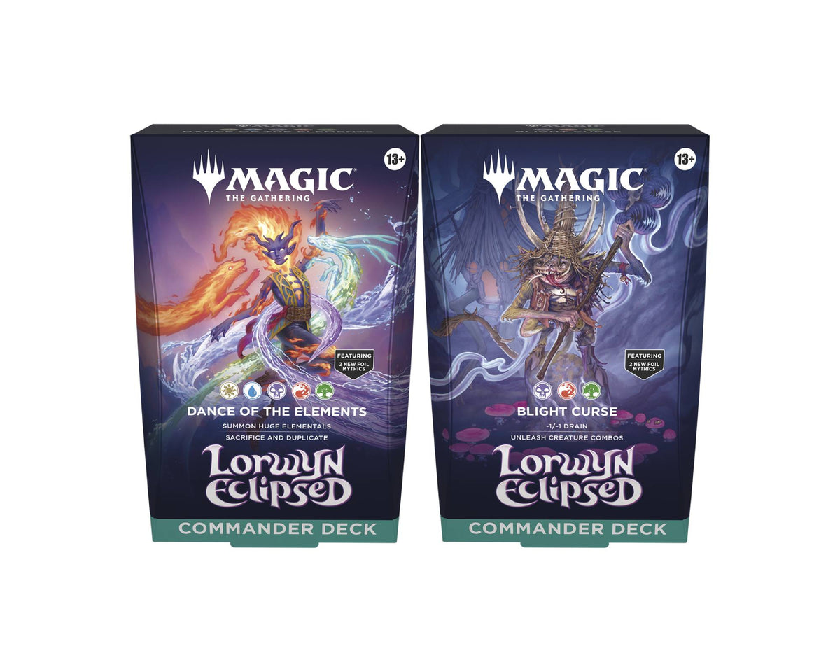 Lorwyn Eclipsed Commander Deck Set of 2